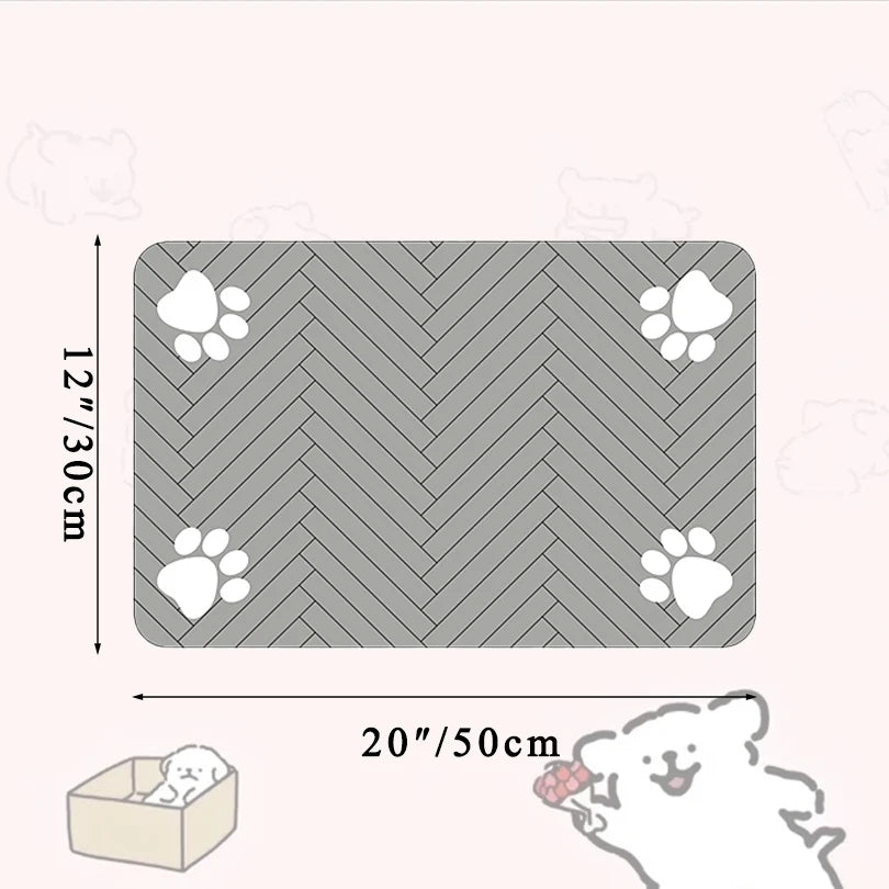 Pet Placemat for Food and Water Bowl