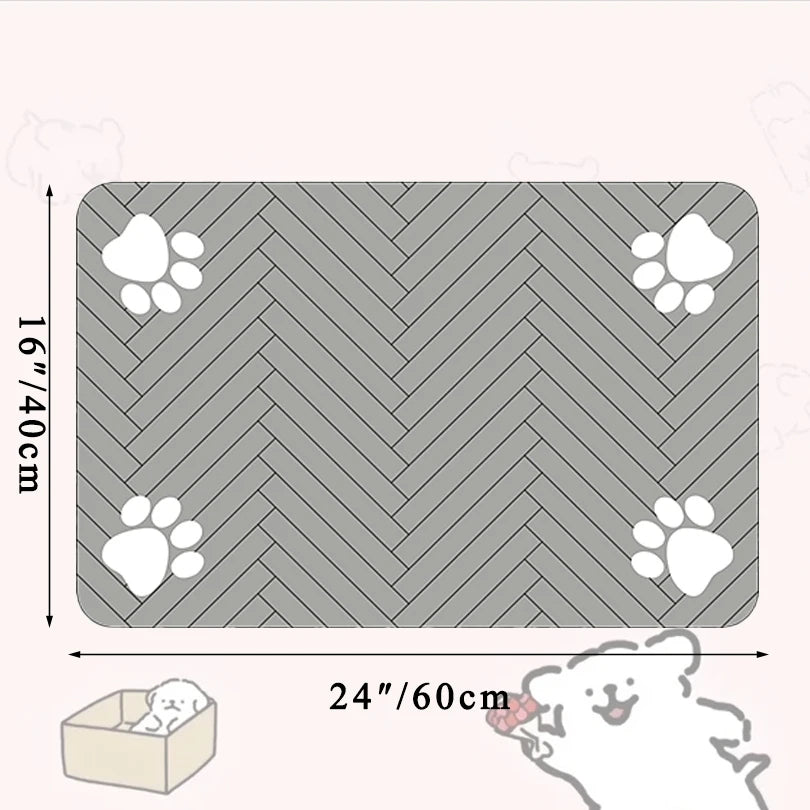 Pet Placemat for Food and Water Bowl