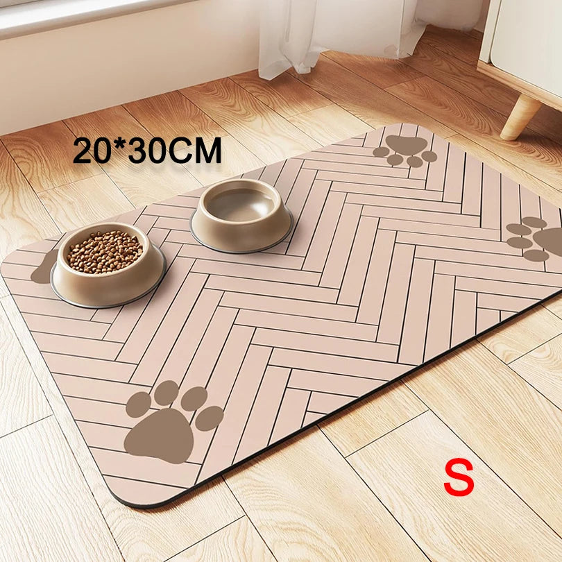 Pet Placemat for Food and Water Bowl